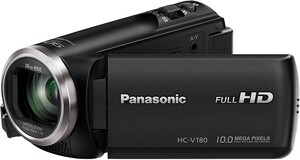 Panasonic - Panasonic HC-V180EG-K Full HD Video Kamera