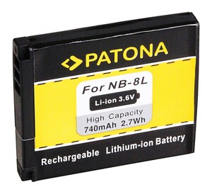 Patona 1113 Batarya Canon NB-8L İçin - Thumbnail
