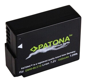 Patona 1196 Premium Batarya Panasonic DMW-BLC12 - Thumbnail