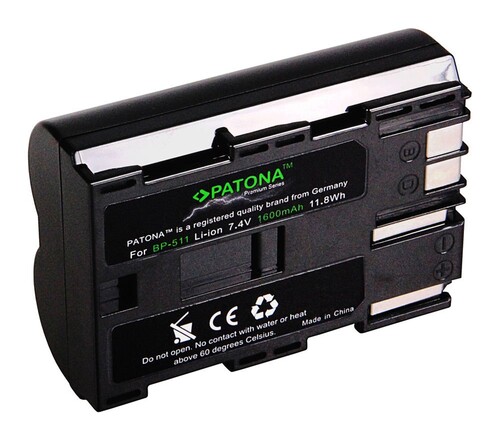 Patona 1210 Premium Batarya Canon BP-511 İçin