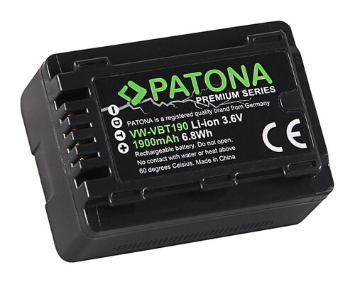 Patona 1258 Premium Panasonic VW-VBT190 Batarya