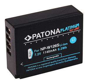 Patona 1279 Platinum Fuji NP-W126S Batarya - Thumbnail