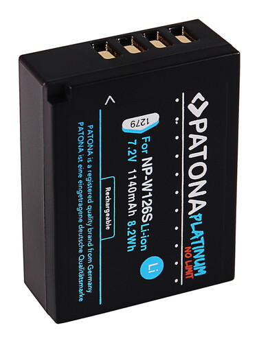 Patona 1279 Platinum Fuji NP-W126S Batarya