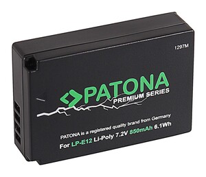 Patona 1297 Canon LP-E12 Batarya - Thumbnail