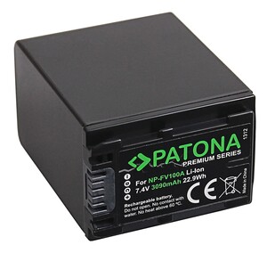 Patona 1312 Premium Sony NP-FV100 Batarya - Thumbnail