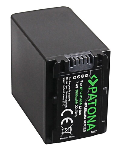 Patona 1312 Premium Sony NP-FV100 Batarya