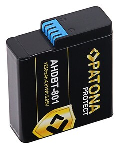 Patona - Patona 13325 Protect AHDBT-801 Gopro Hero8, Hero7, Hero6, Hero5 Batarya