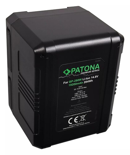 Patona 1334 Premium Battery V-Mount 284Wh