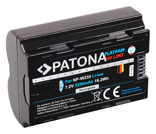 Patona 1339 Platinum Fuji FinePix NP-W235 Batarya