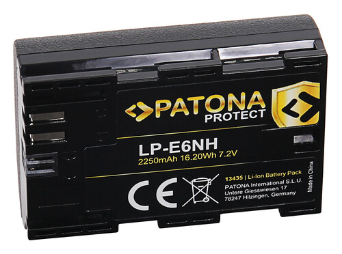 Patona 13435 Protect Canon LP-E6NH Batarya
