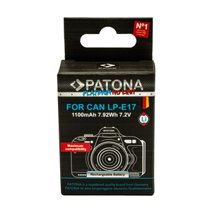 Patona 1348 Platinum Canon LP-E17 Batarya - Thumbnail