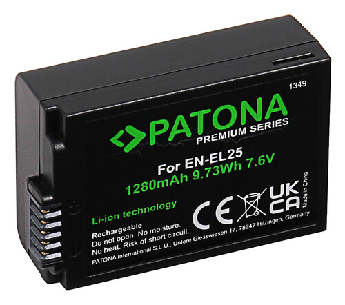 Patona 1349 Nikon EN-EL25 Premium Batarya