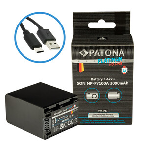 Patona - Patona 1395 Platinum NP-FV100 Batarya (Type-C)