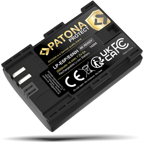 Patona 14205 Protect Canon LP-E6P Batarya