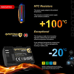Patona 14205 Protect Canon LP-E6P Batarya - Thumbnail