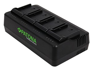 Patona - Patona 1688/1700 Premium 4’lü Şarj Cihazı Canon LP-E6 İçin