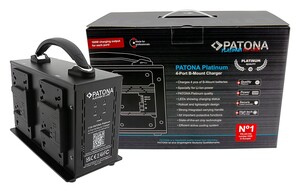Patona - PATONA 1735 Platinum B-Mount 4'lü Şarj Aleti (1)