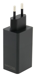 Patona - Patona 2640 Premium GaN PD65W Şarj Adaptörü - 2xUSB-C 1xUSB-A PD3.0 QC3.0