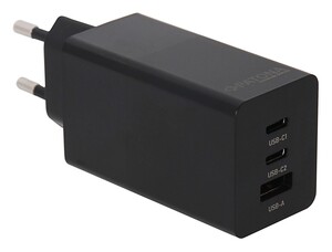 Patona 2640 Premium GaN PD65W Şarj Adaptörü - 2xUSB-C 1xUSB-A PD3.0 QC3.0 - Thumbnail