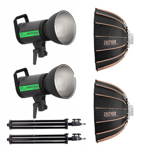 Patona - Patona 4198 ML-1200 120W Bi-Color LED 60cm Octagon Softbox İkili Işık Kiti