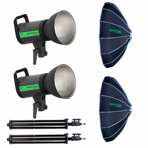 Patona - Patona 4198 ML-1200 120W Bi-Color LED İkili Işık Kiti