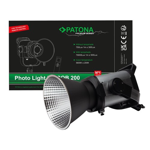 Patona 4281 Premium COB-200 Bi-Color Fotoğraf/Video Işığı