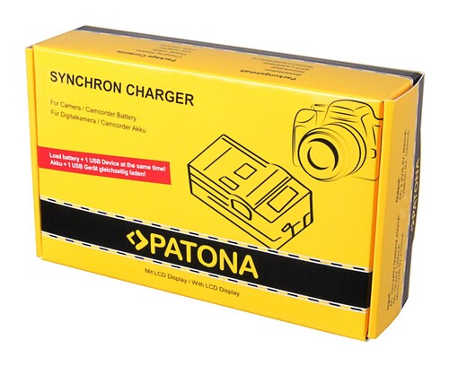Patona 4525 Synchron Sony NP-FM50/ NP-F970 için USB Şarj Cihazı