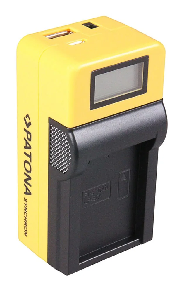 Patona - Patona 4676 Senkron LCD Ekranlı USB Şarj Cihazı Canon LP-E17 İçin