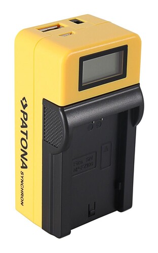 Patona 4683 Synchron NP-FZ100 için LCD Ekranlı USB Şarj Cihazı