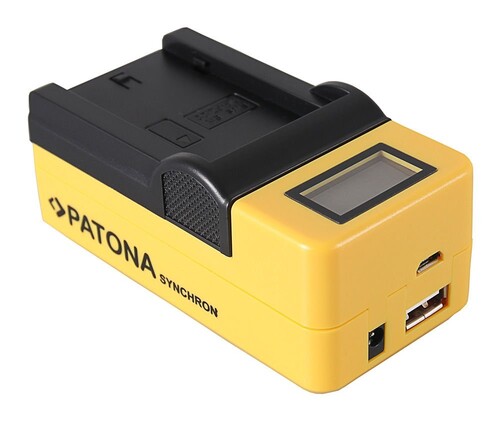 Patona 4683 Synchron NP-FZ100 için LCD Ekranlı USB Şarj Cihazı
