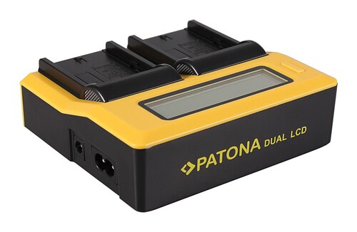 Patona 7525 Sony NP-F970 Serisi İçin İkili LCD Ekranlı USB Şarj Aleti