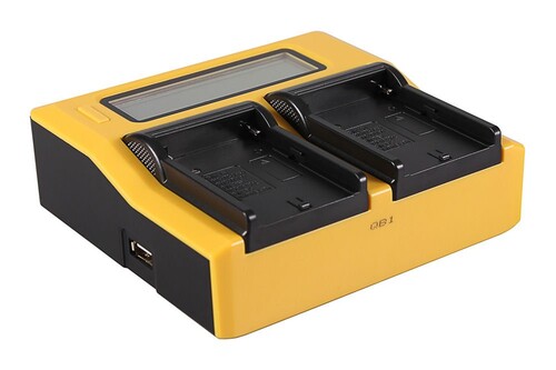Patona 7525 Sony NP-F970 Serisi İçin İkili LCD Ekranlı USB Şarj Aleti