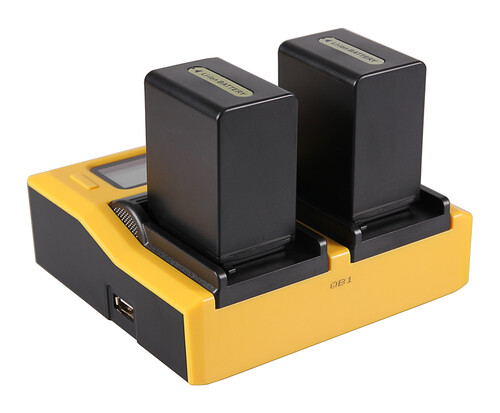PATONA 7557 Çift LCD USB Şarj Cihazı (Sony NP-FP50, NP-FH50, NP-FV100 Uyumlu)