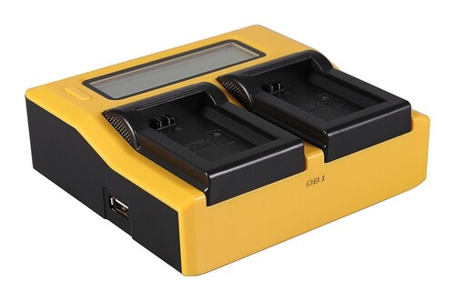 Patona 7580 İkili LCD Ekranlı USB Şarj Aleti Sony NP-FW50 İçin