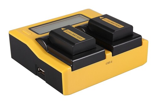 Patona 7580 İkili LCD Ekranlı USB Şarj Aleti Sony NP-FW50 İçin