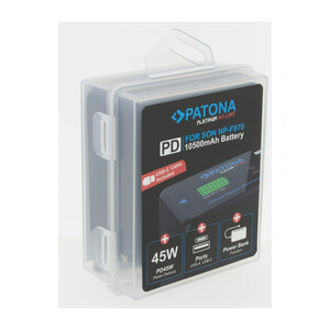 Patona 9422 Platinum Sony NP-F970 10500mAh PD45W USB-C Batarya - Thumbnail