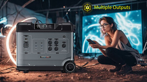 Patona 9973 Platinum Taşınabilir Güç İstasyonu Autarc 5000 / 5120Wh PD100W USB-C USB-A QC AC DC / LiFePO4 - Thumbnail