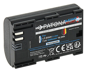 Patona Platinum Canon LP-E6NH USB-C Batarya - Thumbnail