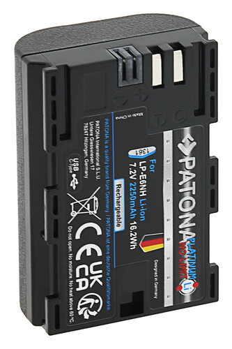 Patona Platinum Canon LP-E6NH USB-C Batarya