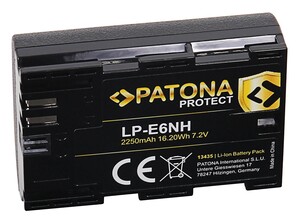 Patona LP-E6NH İçin İkili Şarj Aleti + 2 Adet Patona Batarya Canon LP-E6NH - Thumbnail