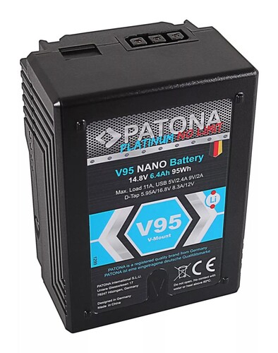 Patona Platinum NANO V95 V-Mount 95Wh