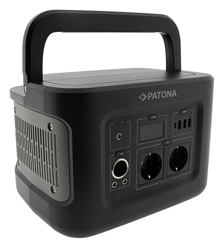 Patona 9982 Platinum Taşınabilir Güç İstasyonu 600Wh 600W/230V USB5V/2.4A DC12V/10A Powerstation