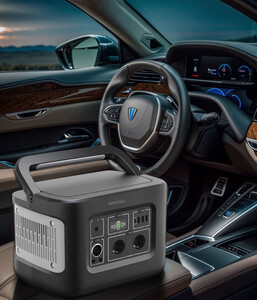 Patona 9982 Platinum Taşınabilir Güç İstasyonu 600Wh 600W/230V USB5V/2.4A DC12V/10A Powerstation - Thumbnail