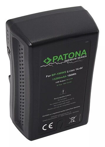 Patona Premium Battery V-Mount 190Wh