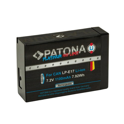 Patona Premium Canon LP-E17 Twin Performance Şarj Aleti + 2 Adet Patona Batarya Canon LP-E17