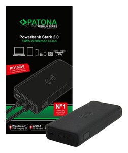 Patona Premium Powerbank Stark 2.0 PD100W - Thumbnail