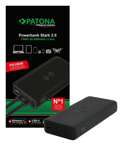 Patona Premium Powerbank Stark 2.0 PD100W
