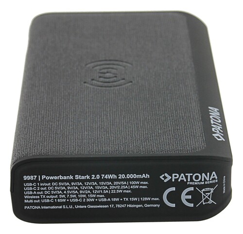 Patona Premium Powerbank Stark 2.0 PD100W