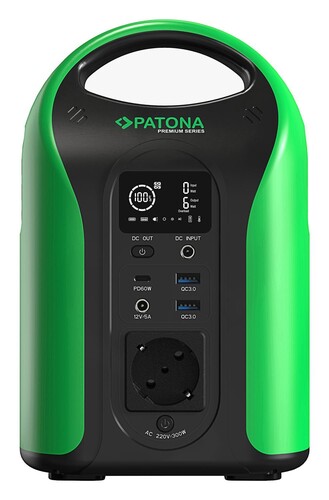 Patona Premium Taşınabilir Güç İstasyonu Outdoor 300 - 300W/220V USB5V/3A QC3.0 DC12V/5A