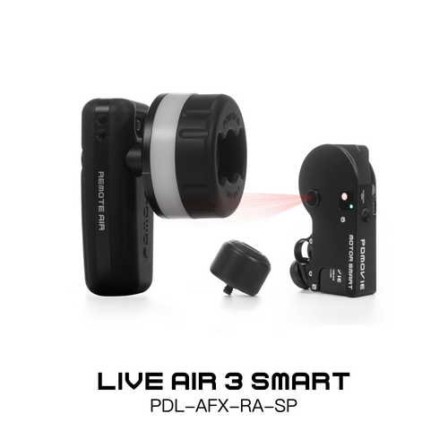 PDMOVIE Live Air 3 Smart LiDAR Otomatik Netleme Kablosuz Follow Focus Sistemi (PDL-AFX-RA-SP Tam Set)
